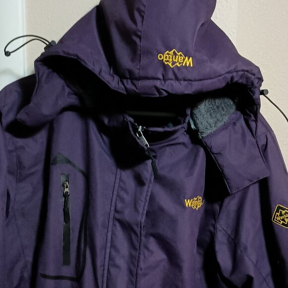 Wantdo Women Ski/Winter Fleece lined Hooded Jacket Size XL Purple - Picture 6 of 14